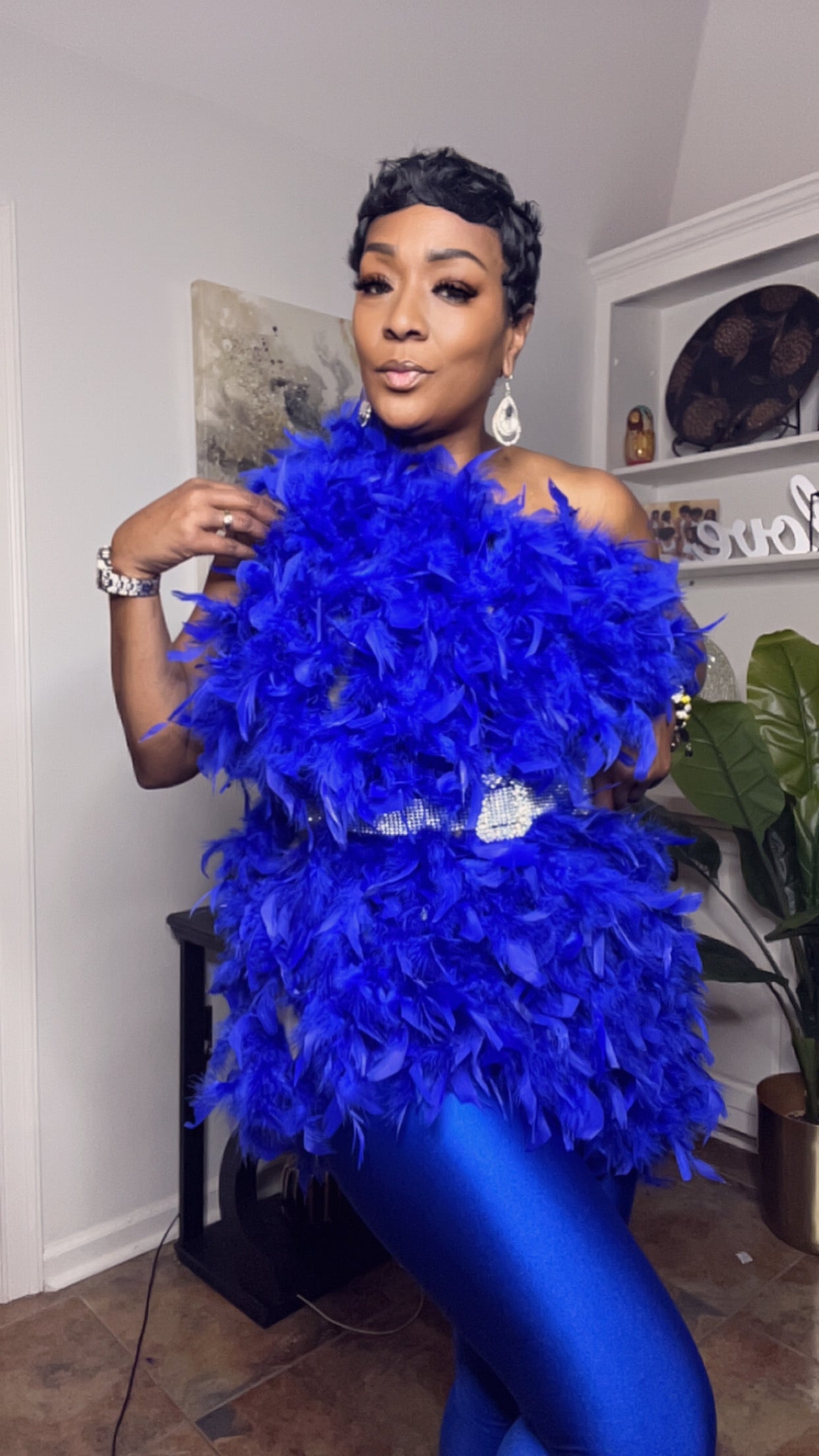 Feathers Forever Dress/top