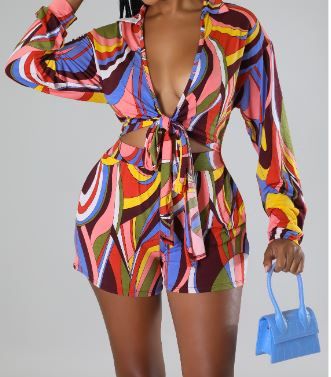 KALEIDOSCOPE SHORT SET