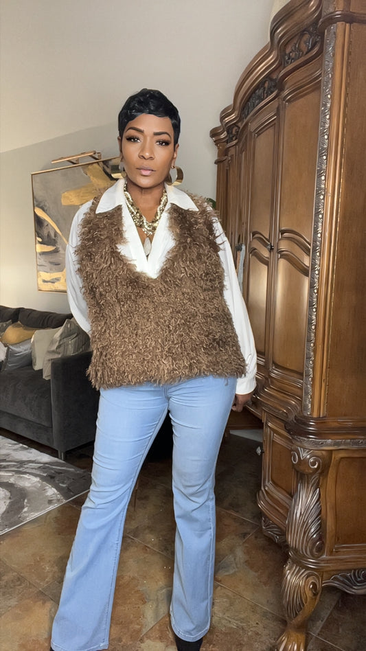 Fluffy Vest
