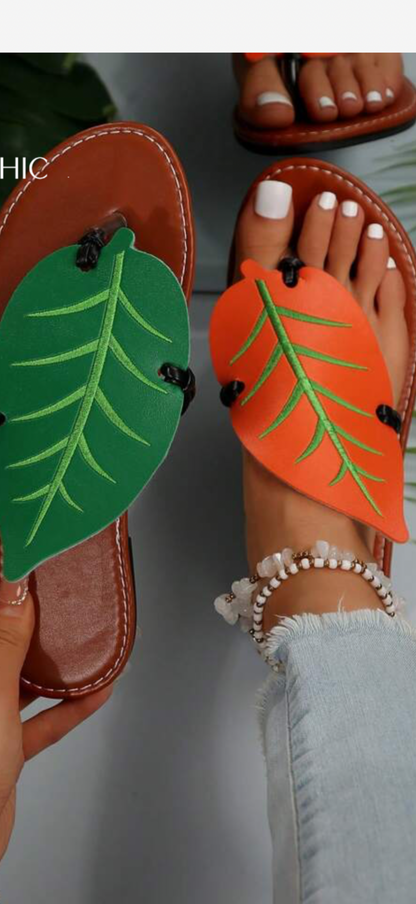 Leaf sandal