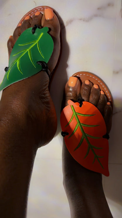 Leaf sandal