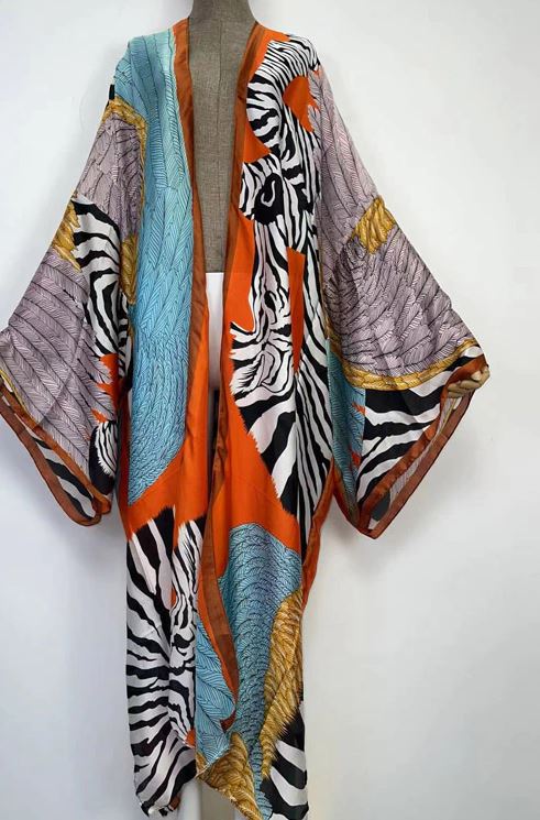 kimono, fringe kimono, long dress