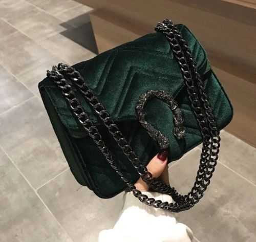 VELOUR BAG ME