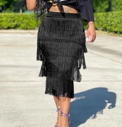 THE FRINGE SKIRT